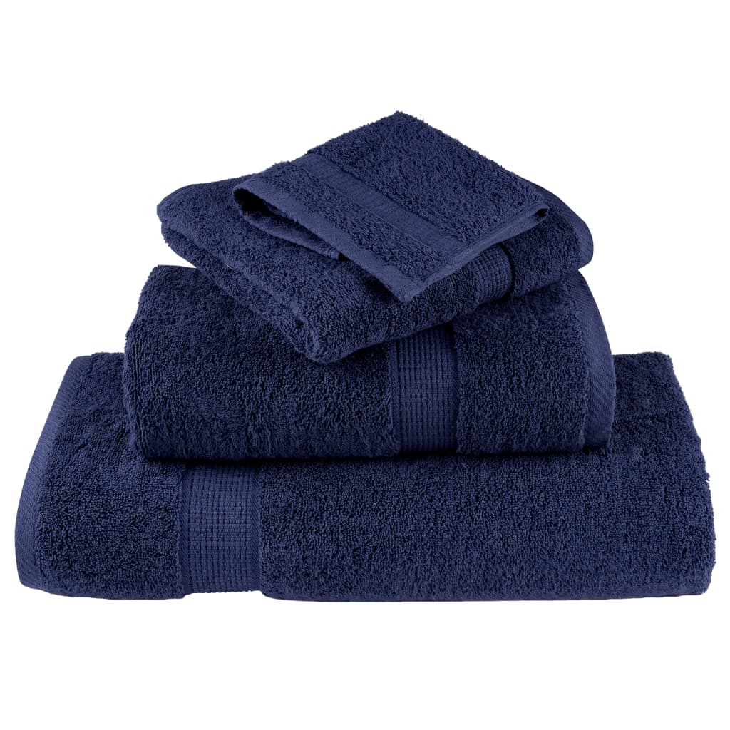 Premium ručnici za ruke SOLUND 2 kom. tamnoplavi 50x100 cm 600 g/m²