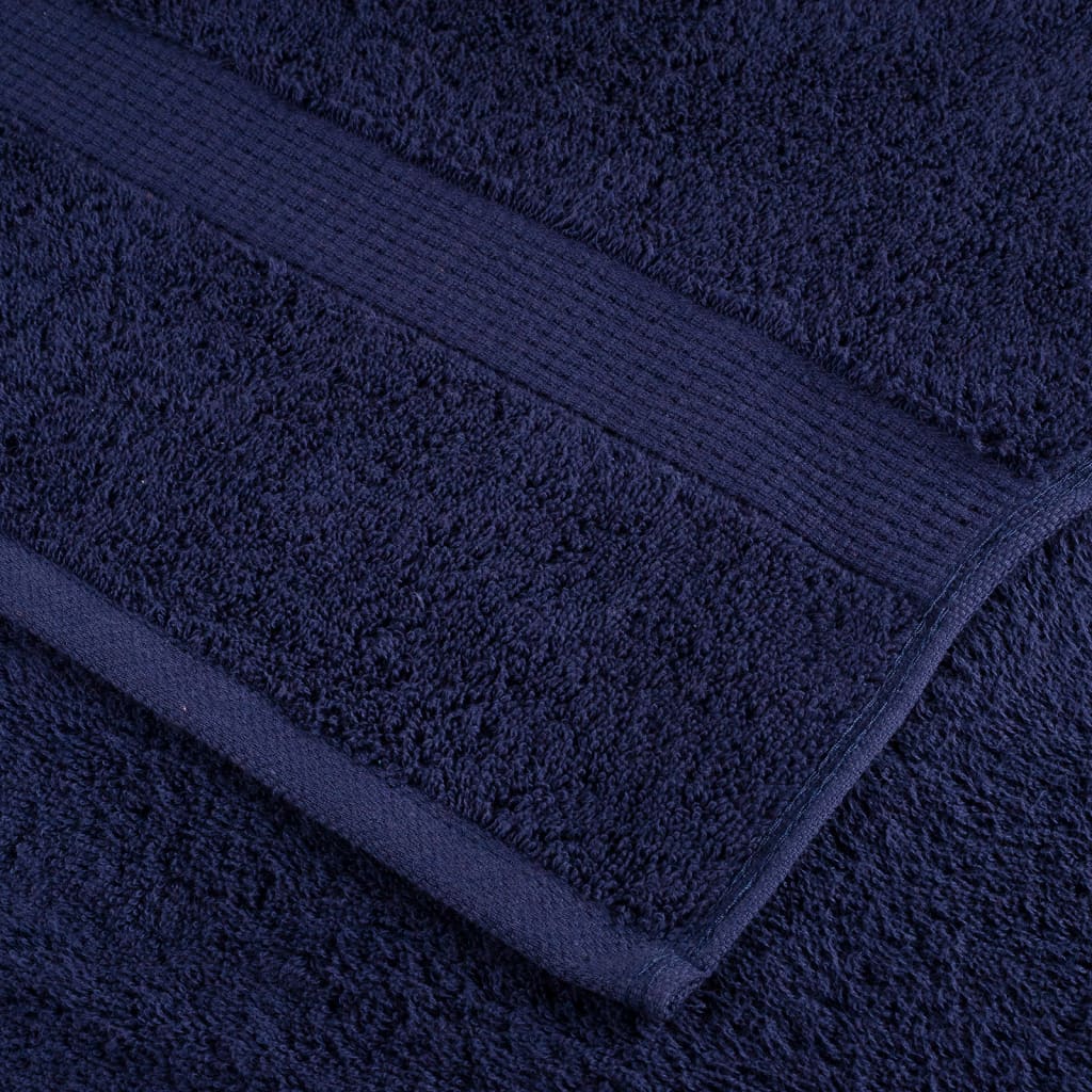 Ručnici za ruke SOLUND 10 kom modri 50 x 100 cm 600 gsm