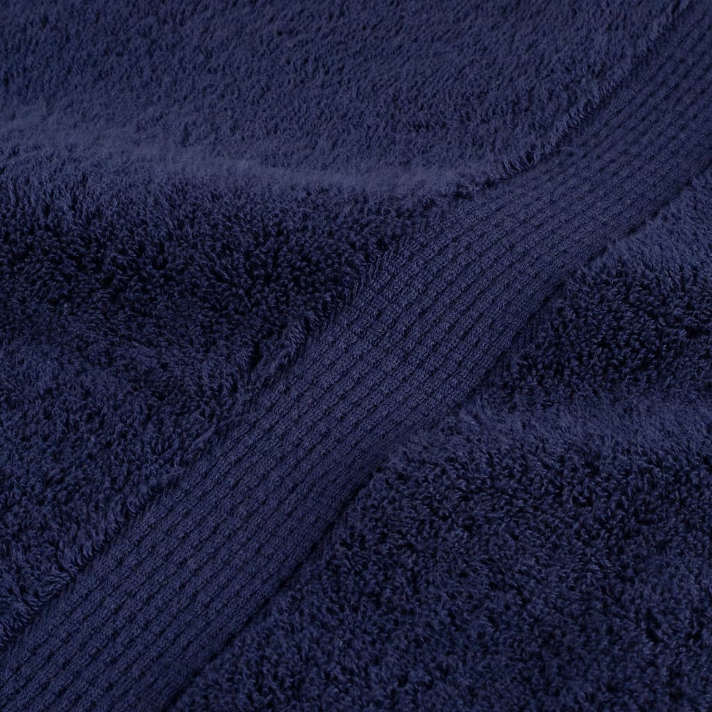 Ručnici za saunu SOLUND 4 kom modri 80 x 200 cm 600 gsm