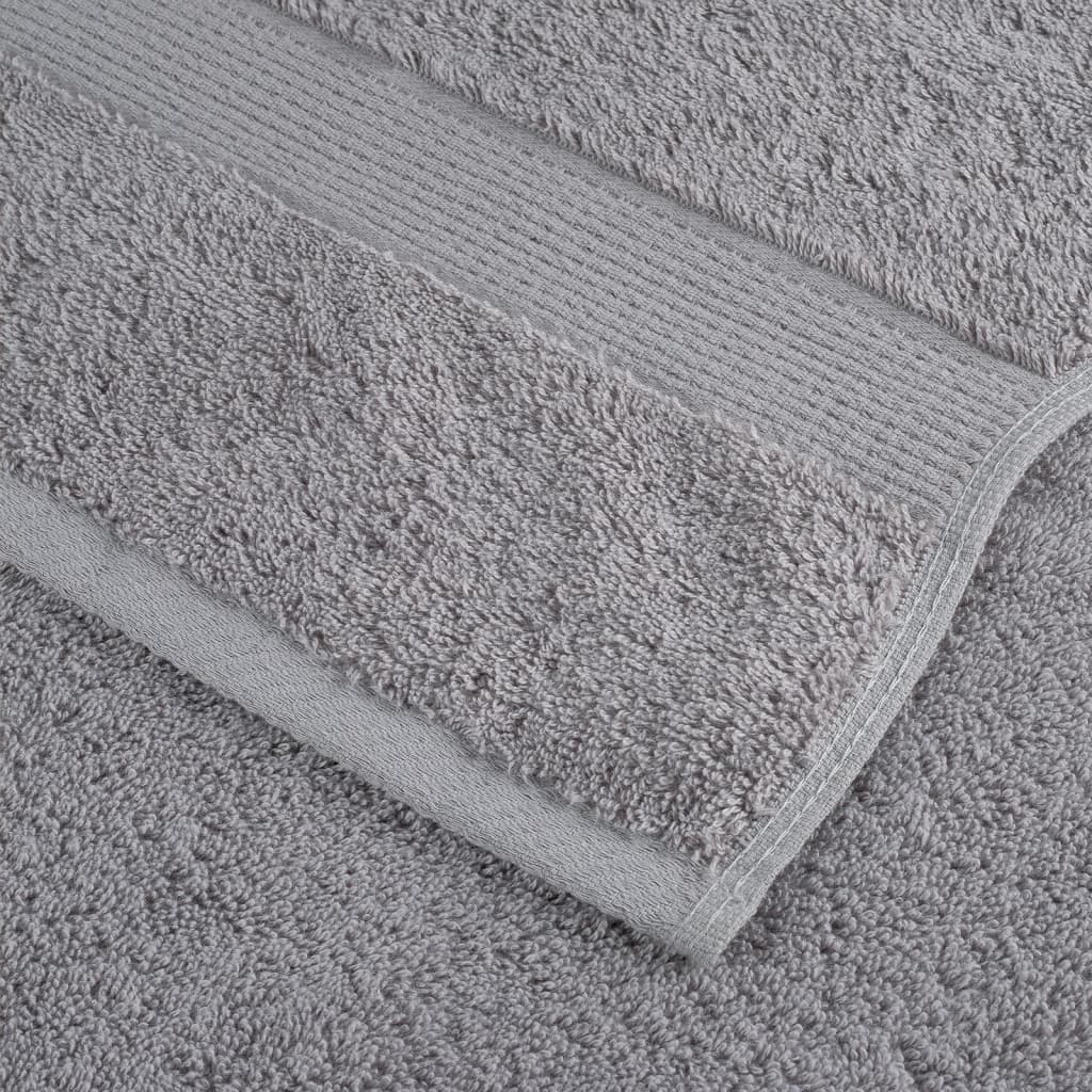 Premium ručnici za pranje SOLUND 4 kom. sive 30x30 cm 600 g/m²