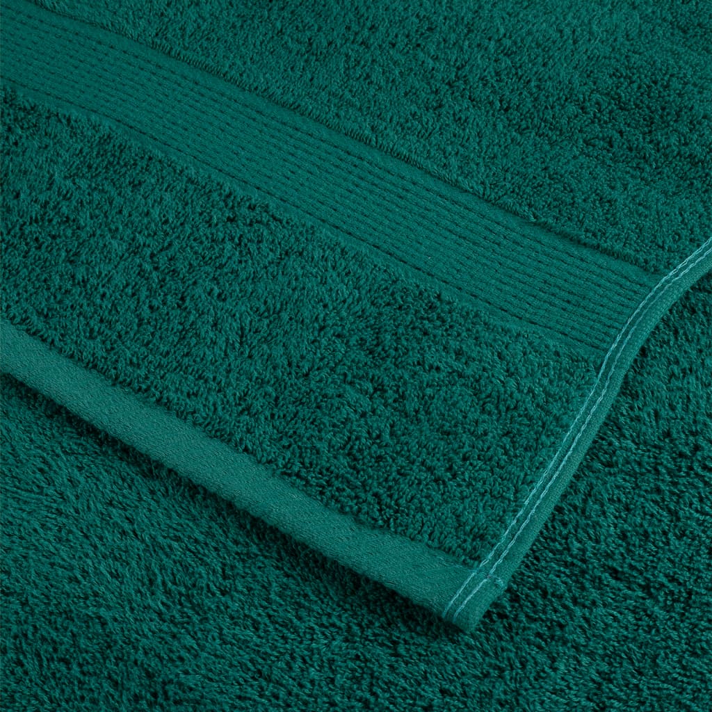 Ručnici za kupanje SOLUND 10 kom tirkizni 100x150 cm 600 gsm