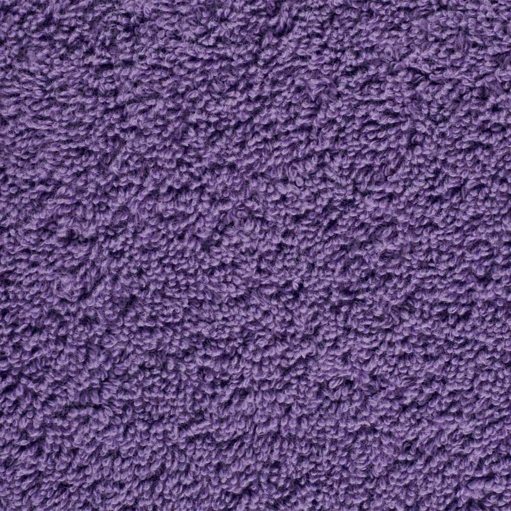 Ručnici z tuširanje SOLUND 10 kom ljubičasti 70x140 cm 600 gsm