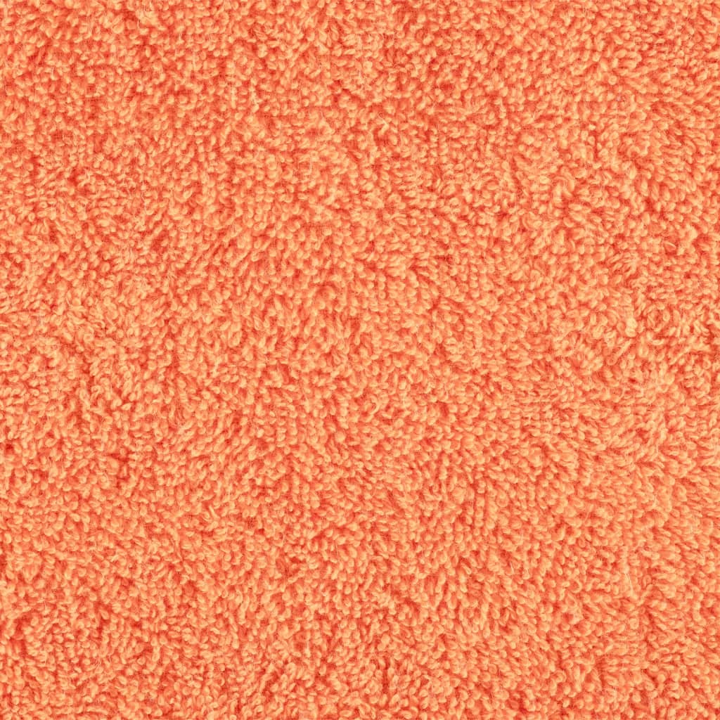 Ručnici za saunu SOLUND 4 kom narančasti 80x200 cm 600 gsm