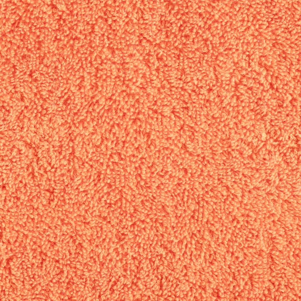 Ručnici za saunu SOLUND 10 kom narančasti 80x200cm 600 gsm