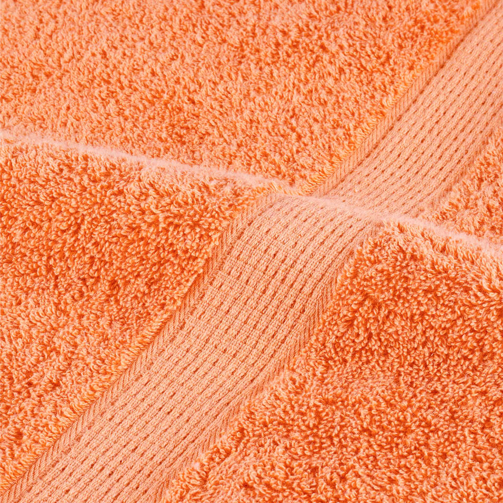 Ručnici SOLUND 10 kom narančasti 100 x 200 cm 600 gsm