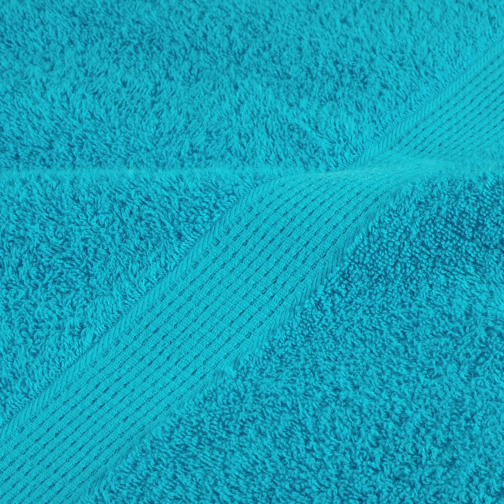 Ručnici z tuširanje SOLUND 2 kom tirkizni 70x140 cm 600 gsm