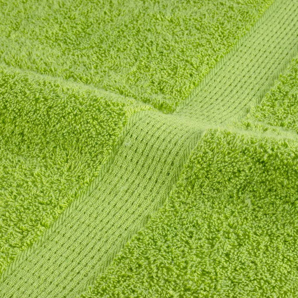 Ručnici za kupanje SOLUND 10 kom tirkizni 100x150 cm 600 gsm