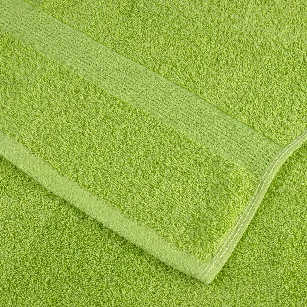 Ručnici SOLUND 4 kom zeleni 100 x 200 cm 600 gsm