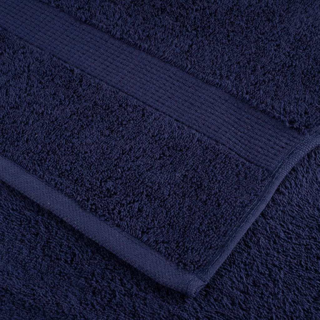 12-dijelni vrhunski set ručnika SOLUND modri 600 gsm