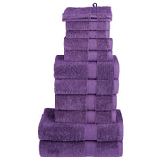 12-dijelni vrhunski set ručnika SOLUND ljubičasti 600 gsm