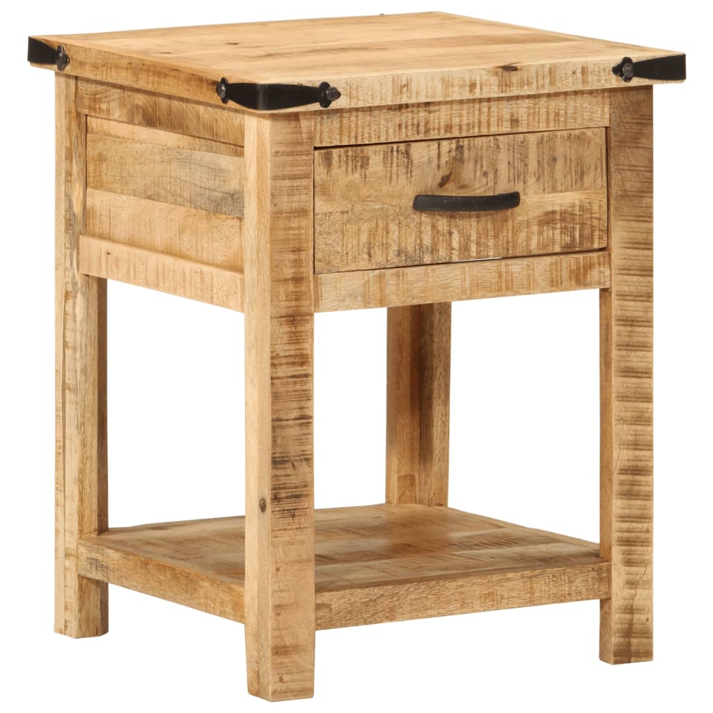 Noćni ormarić 40 x 40 x 50 cm od masivnog drva manga