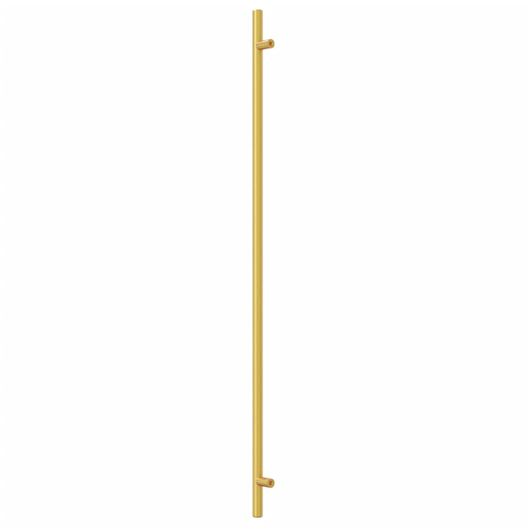 Ručke za ormarić 10 kom zlatne 480 mm od nehrđajućeg čelika