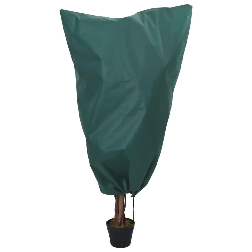 Navlake od flisa za biljke s vezicom 4 kom 70 g/m² 0,8 x 0,8 m