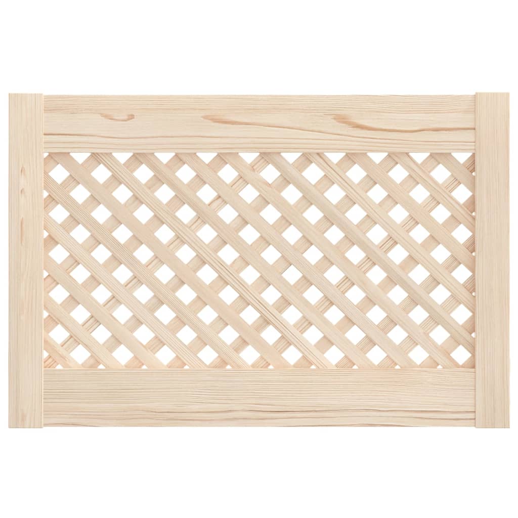 Vrata za ormarić rešetkasti dizajn 2 kom 59,5x39,5 cm borovina