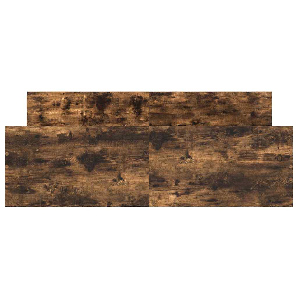 Okvir kreveta s uzglavljem i podnožjem boja hrasta 140x190 cm
