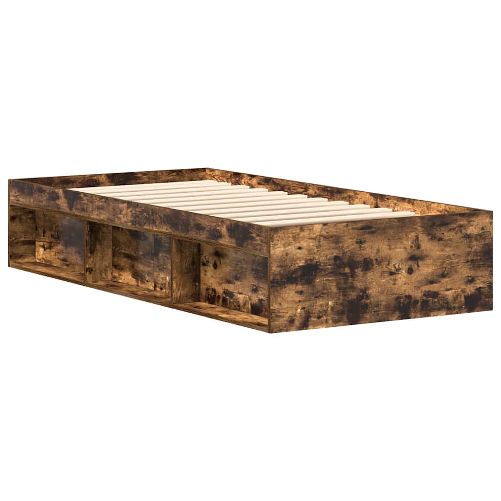 Okvir kreveta boja dimljenog hrasta 90 x 200 cm