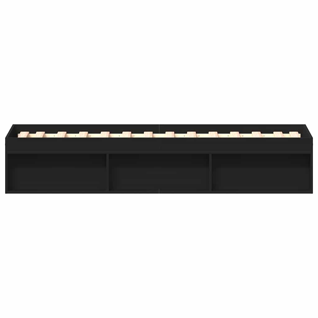 Okvir za krevet crni 100x200 cm