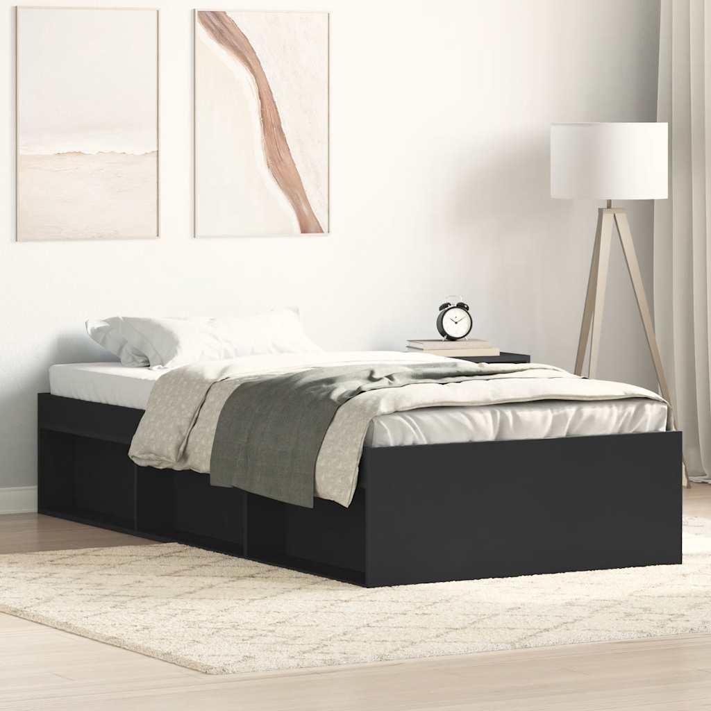 Okvir za krevet crni 100x200 cm