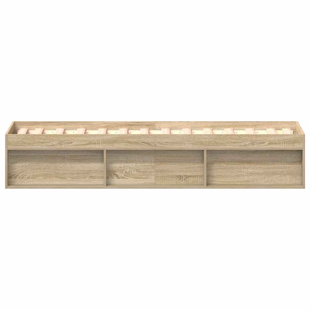 Okvir za krevet boja hrasta 100x200 cm