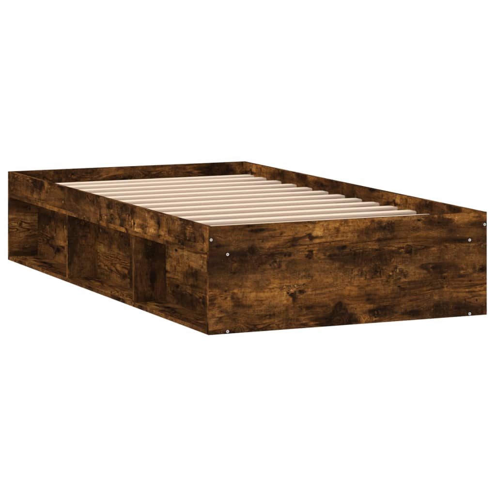 Okvir za krevet boja dimljenog hrasta 100x200 cm