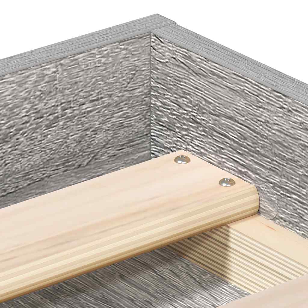Okvir za krevet boja hrasta 120 x 200 cm