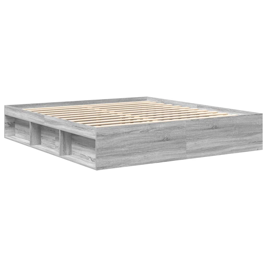 Okvir za krevet boja hrasta 200x200 cm