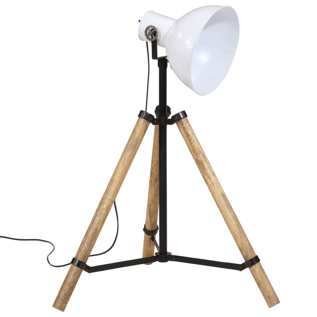 Podna svjetiljka 25 W bijela 75x75x90-150 cm E27
