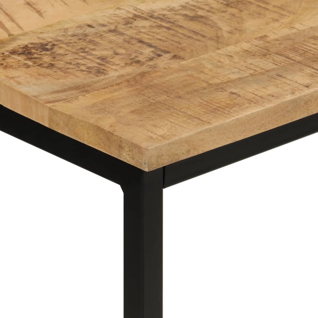 Konzolni stol 110x30x75 cm grubo masivno drvo manga i željezo