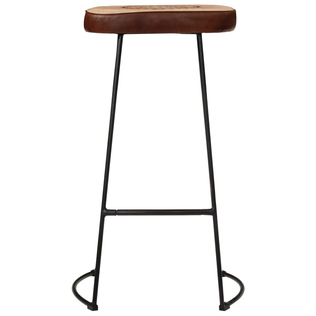 Barski stolci 2 kom tamnosmeđi 44 x 37,5 x 78 cm