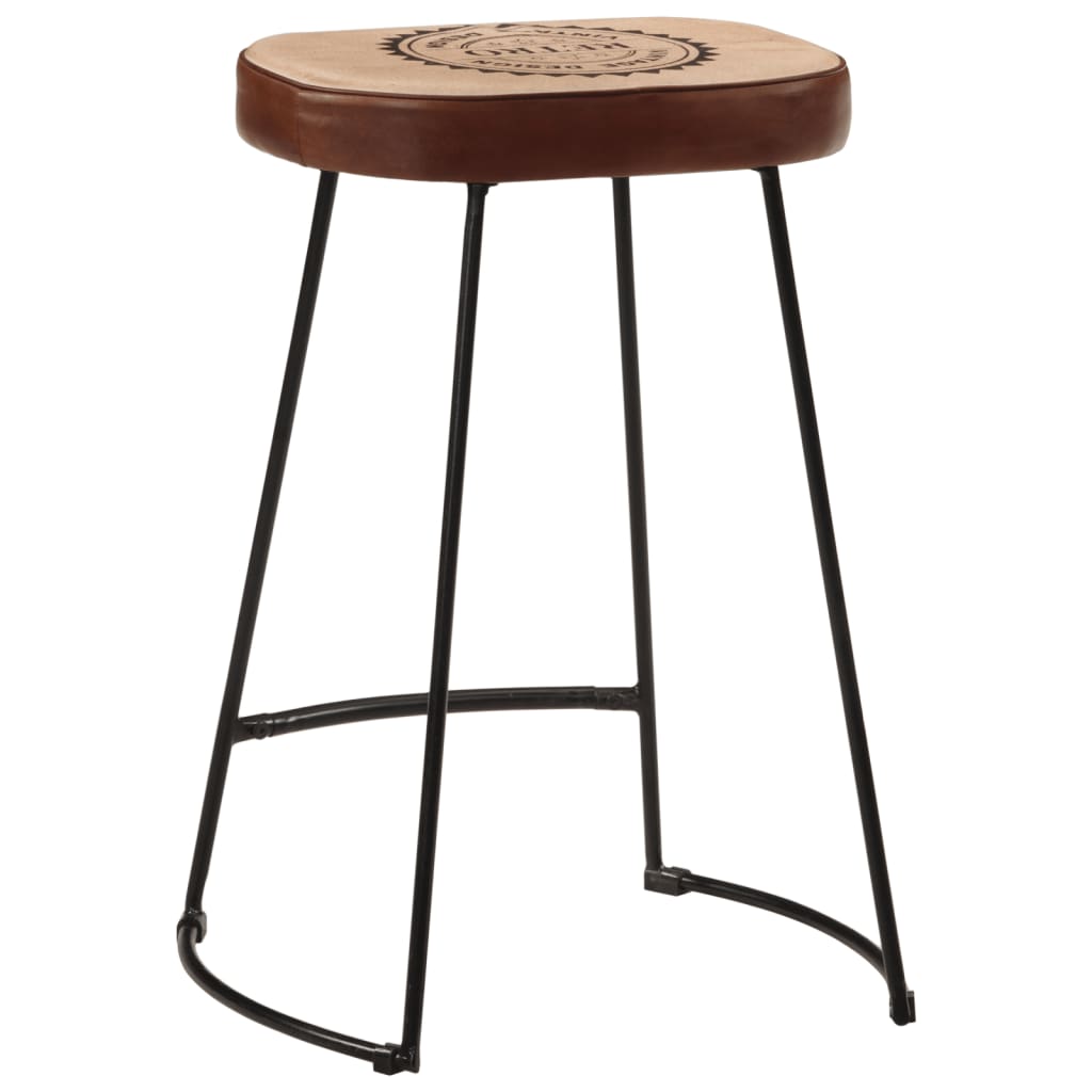 Barski stolci 2 kom tamnosmeđi 41 x 29 x 62 cm