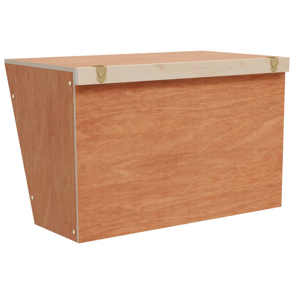 Hranilica za sijeno za zečeve 37x18,5x23 cm masivna jelovina