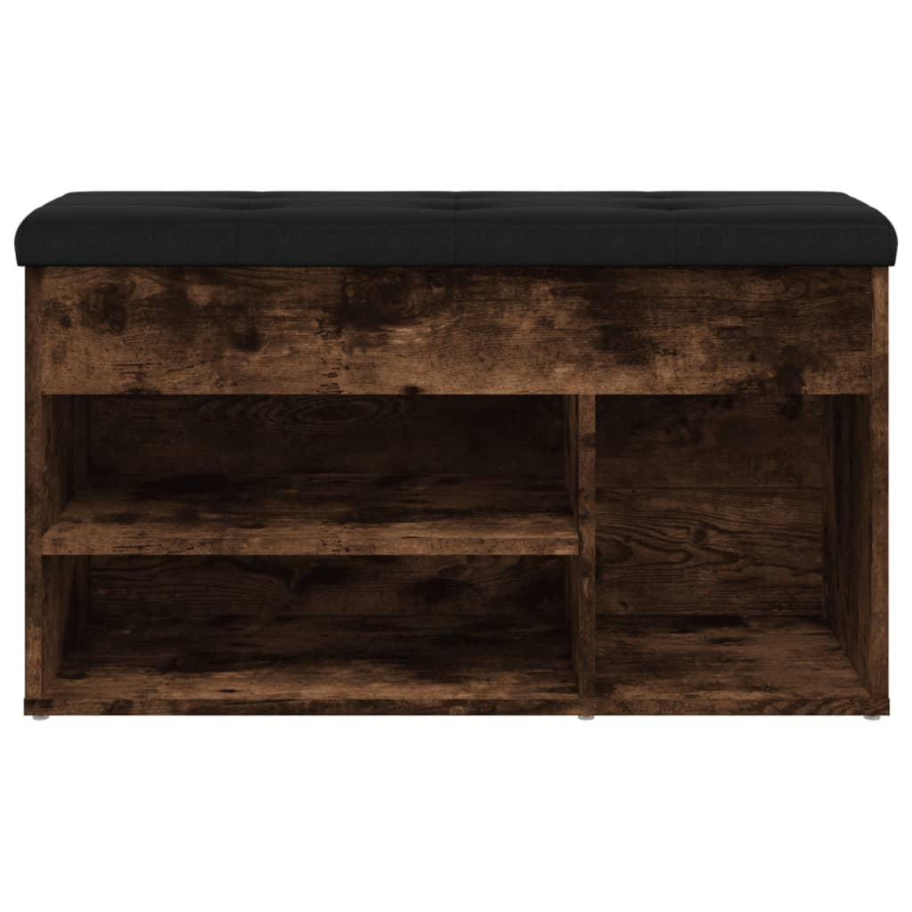 Klupa za cipele boja hrasta 82 x 32 x 45,5 cm konstruirano drvo