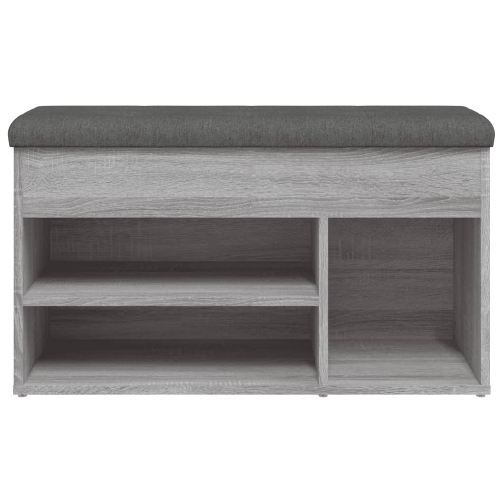 Klupa za cipele boja hrasta 82 x 32 x 45,5 cm konstruirano drvo
