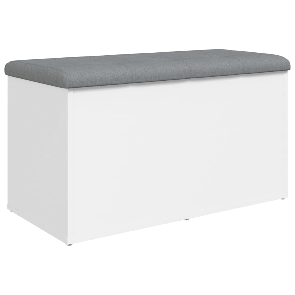 Klupa za odlaganje bijela 82x42x45 cm inženjerski drvo