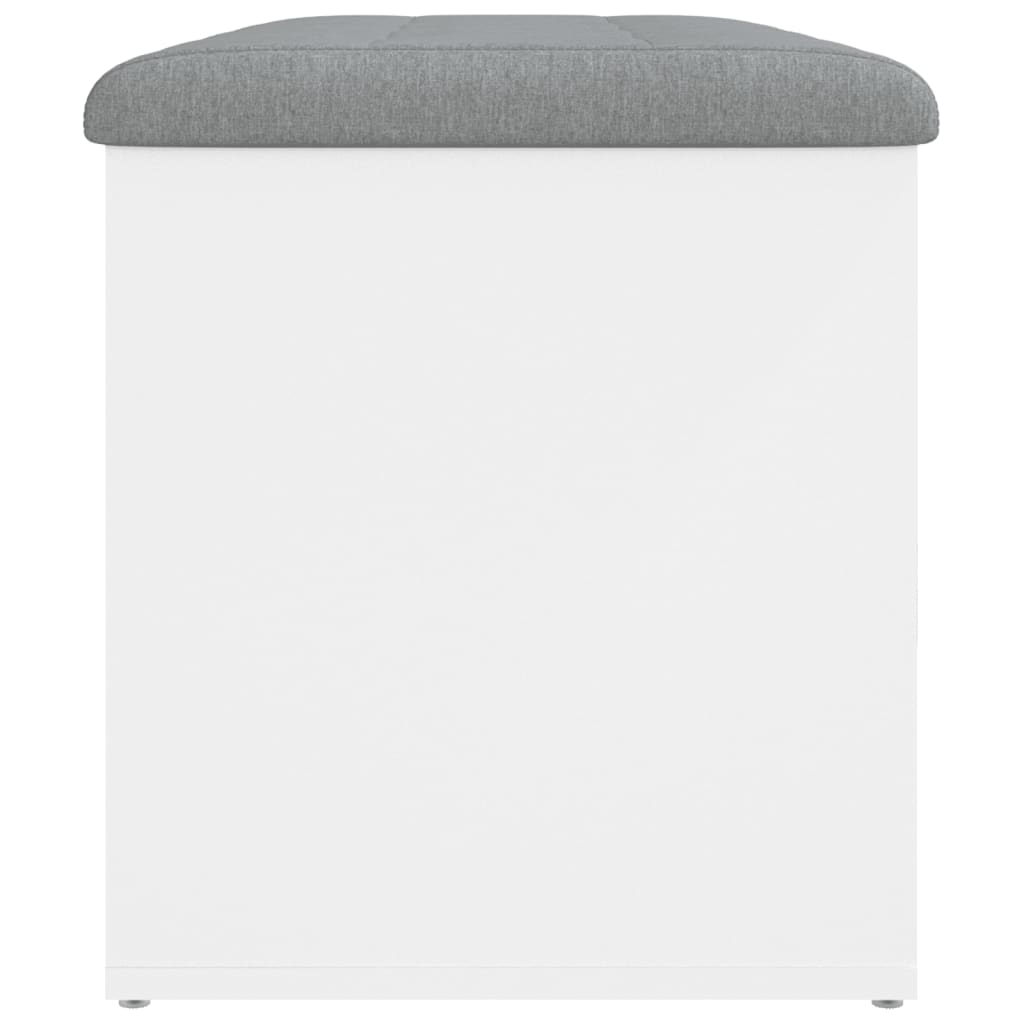 Klupa za odlaganje bijela 82x42x45 cm inženjerski drvo