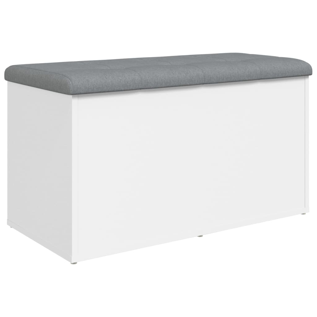 Klupa za odlaganje bijela 82x42x45 cm inženjerski drvo