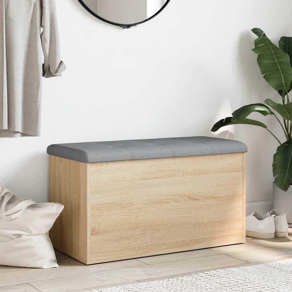 Klupa za odlaganje Sonoma hrast 82x42x45 cm Konstruirano drvo
