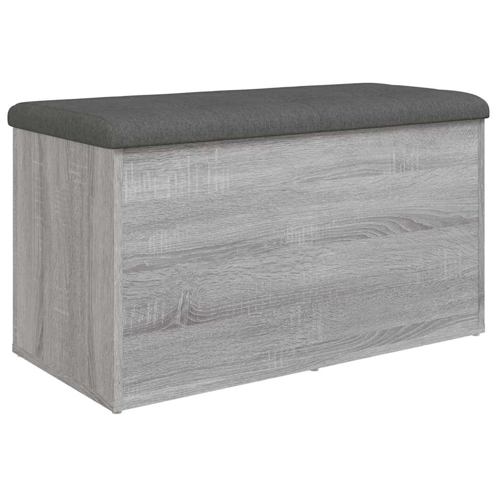 Klupa za cipele siva boja hrasta 82x42x45 cm konstruirano drvo