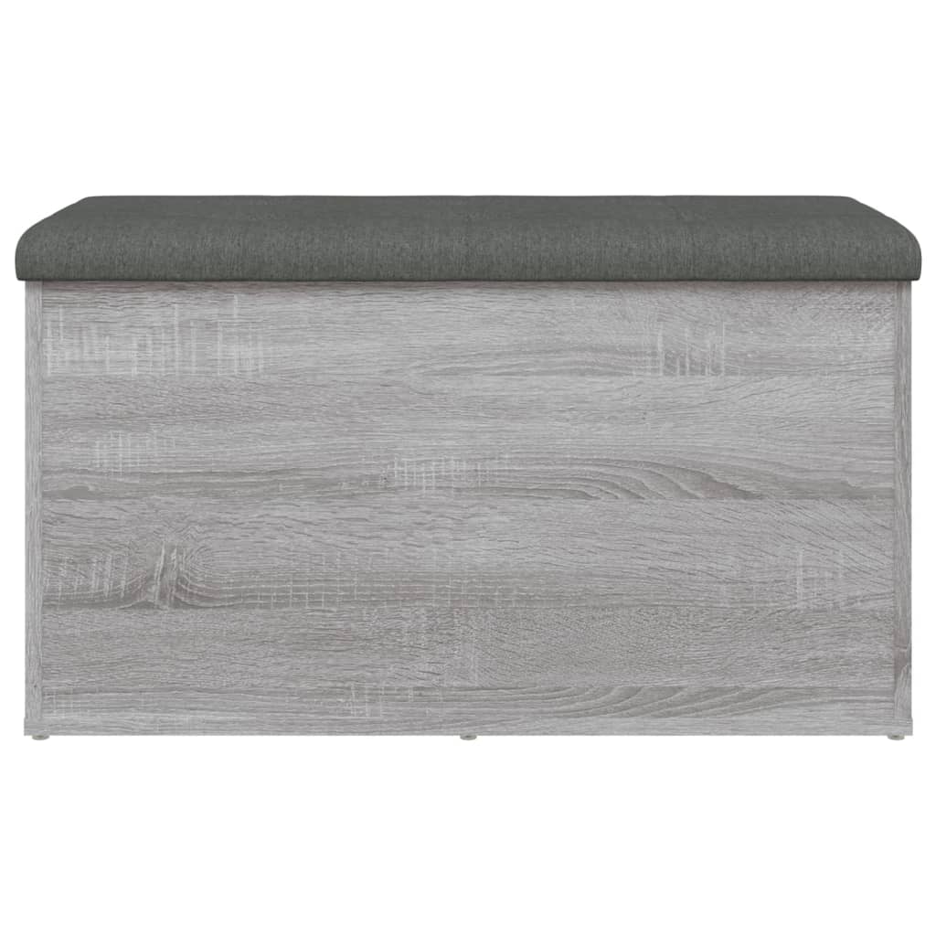 Klupa za cipele siva boja hrasta 82x42x45 cm konstruirano drvo
