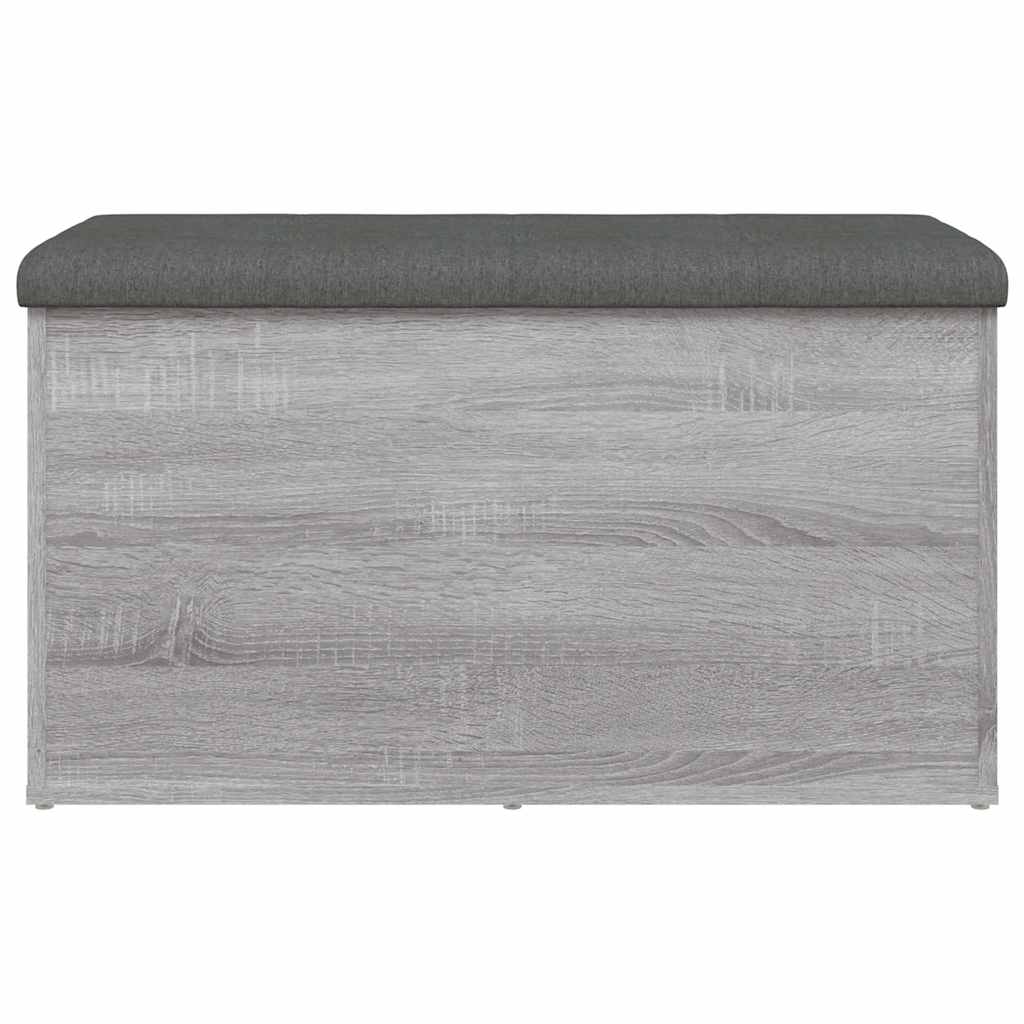Klupa za cipele siva boja hrasta 82x42x45 cm konstruirano drvo