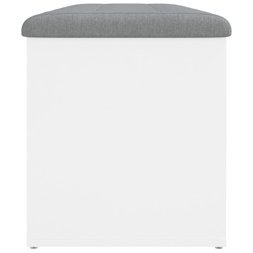 Klupa za odlaganje bijela 102x42x45 cm inženjerski drvo
