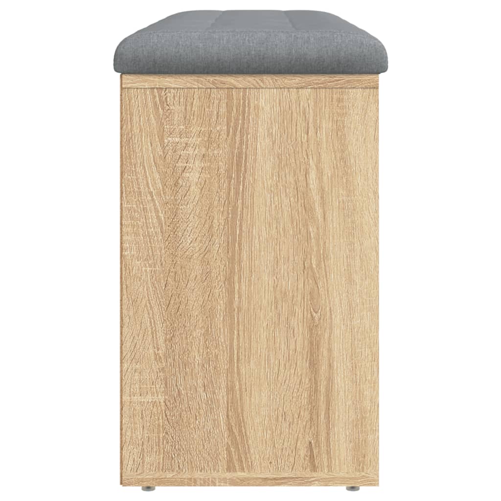 Klupa za cipele boja hrasta 102 x 32 x 50 cm konstruirano drvo