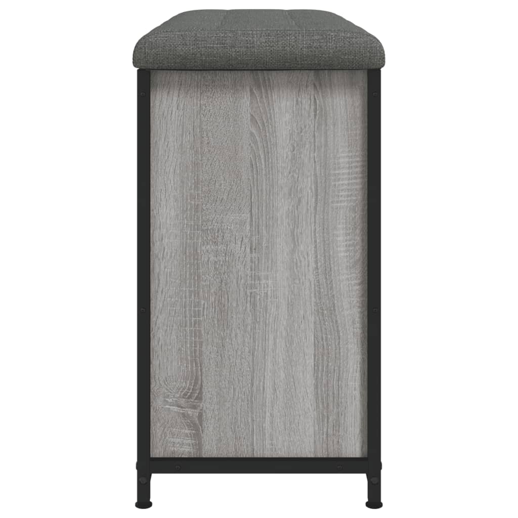 Klupa za cipele s preklopnom ladicom boja hrasta 82x32x56 cm