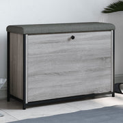 Klupa za cipele s preklopnom ladicom boja hrasta 82x32x56 cm