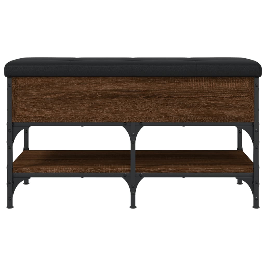 Klupa za cipele boja hrasta 82x42x45 cm od konstruiranog drva