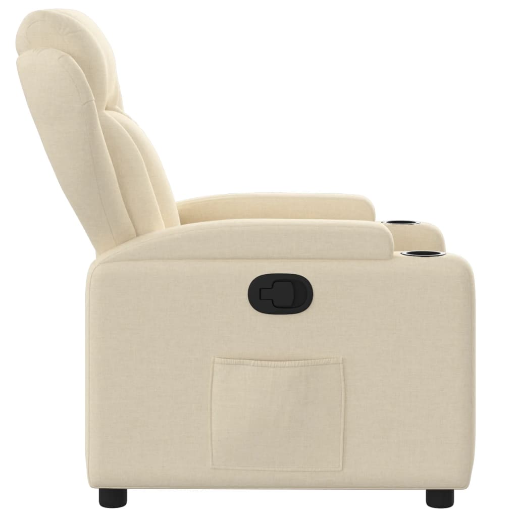 Naslonjač krem tkanina