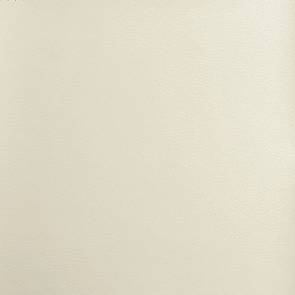 Masažna fotelja za odmor, krem, umjetna koža