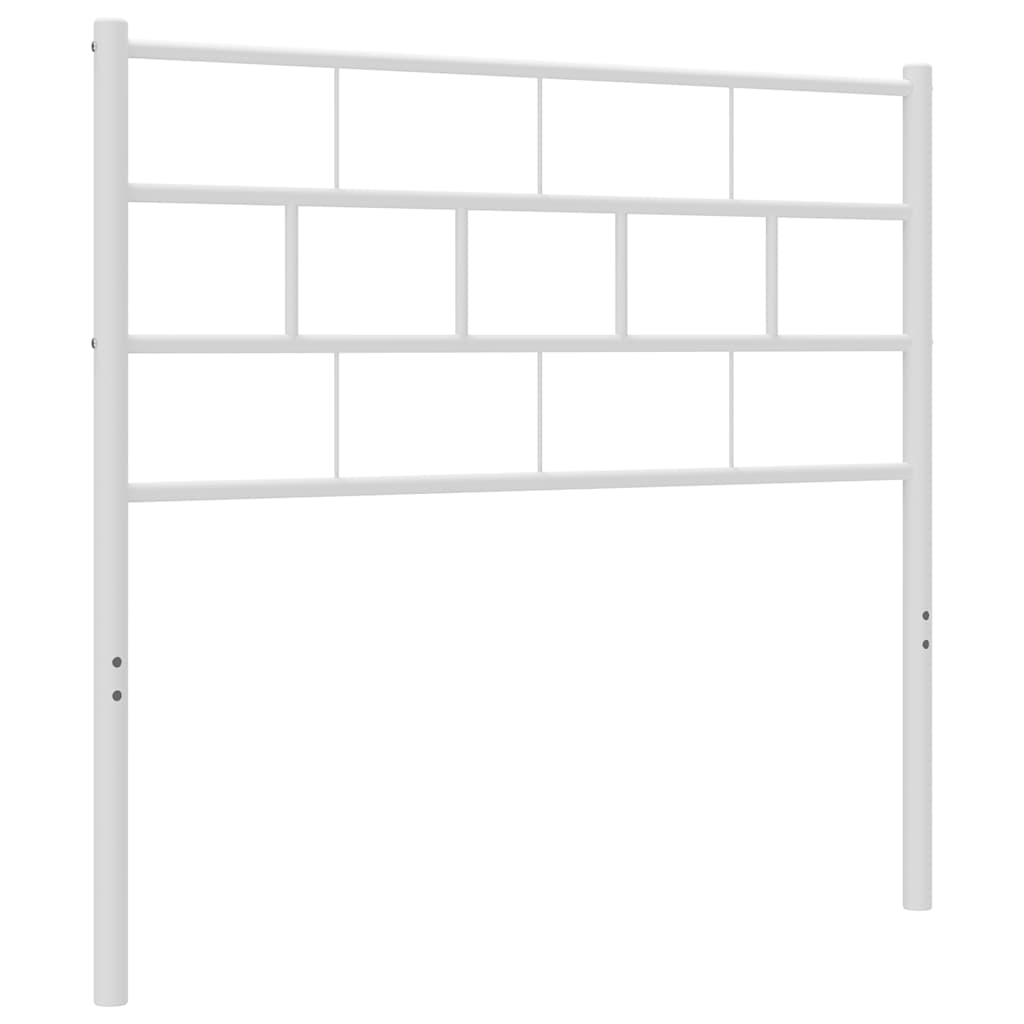 Metalno zamjensko uzglavlje bijelo 80 cm
