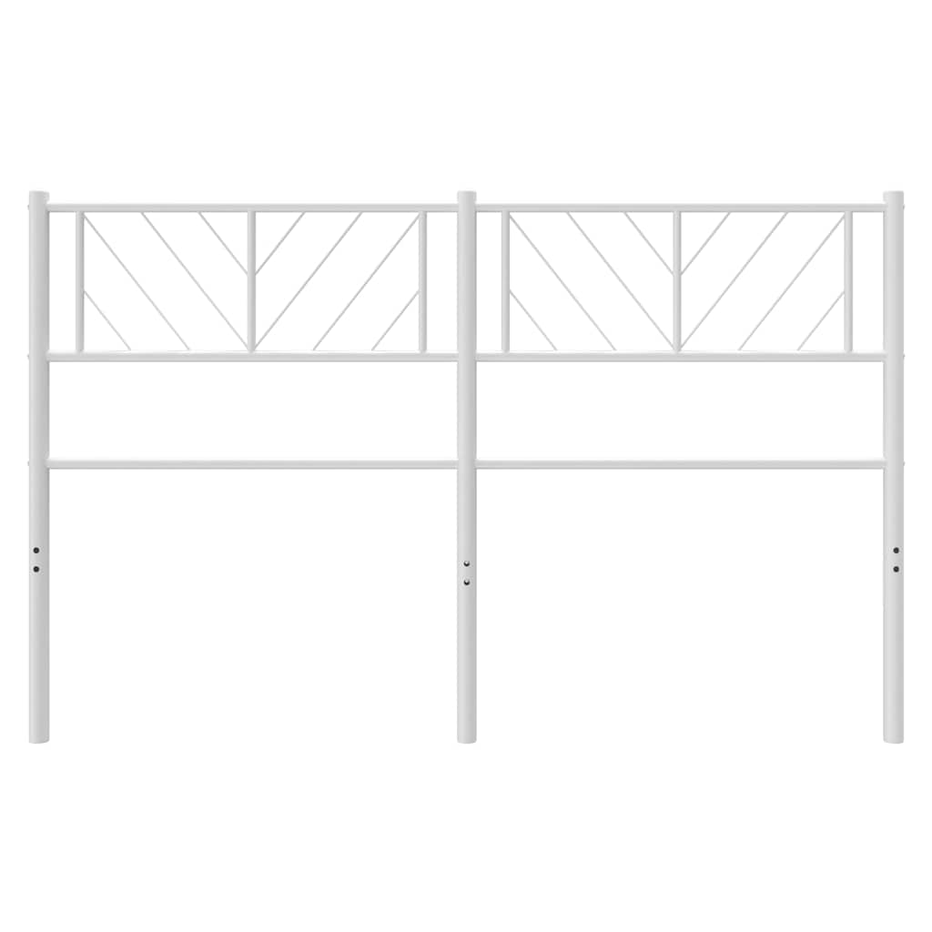 Metalno zamjensko uzglavlje bijelo 150 cm
