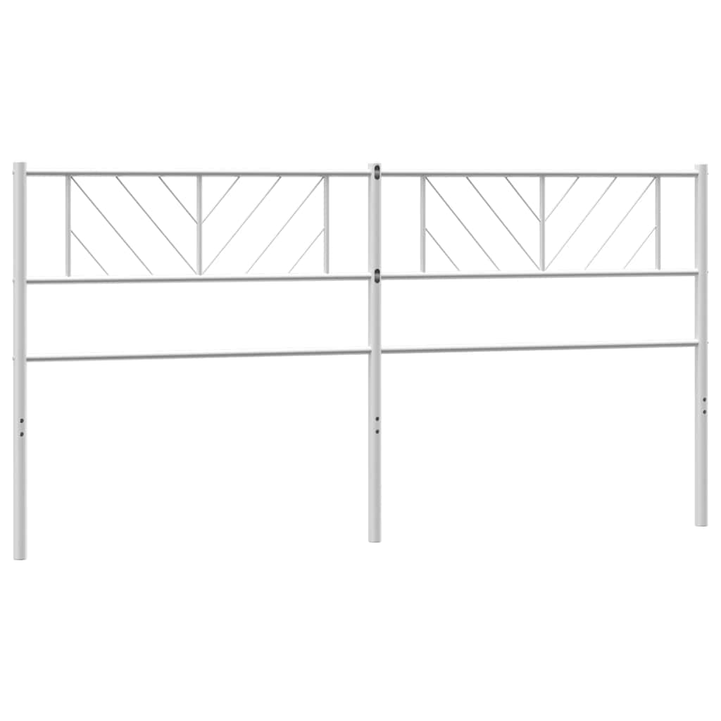 Metalno zamjensko uzglavlje bijelo 193 cm